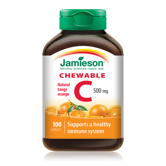 Jamieson VITAMIN C | CHEWABLE TANGY ORANGE